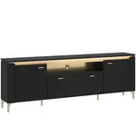 TV stolík Norica LAZF03 U114 2D1S čierna