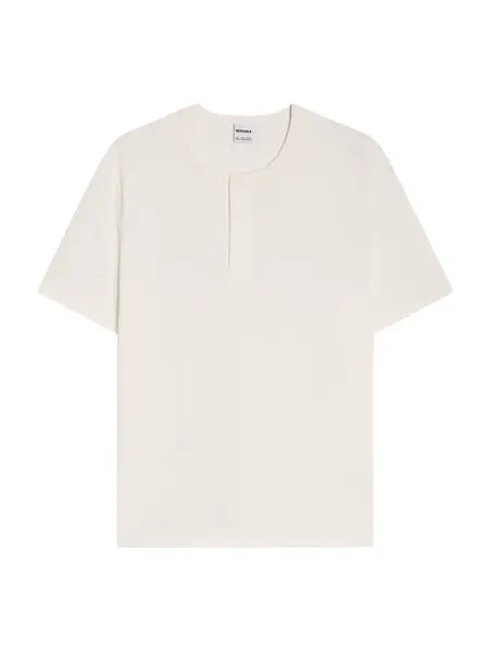 Bershka Tričko  šedobiela