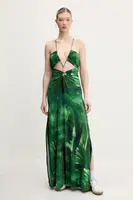 Šaty Desigual MONTPELLIER zelená barva, maxi, 25SWVK55