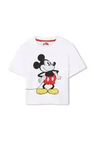 Dětské bavlněné tričko Marc Jacobs bílá barva, W60454