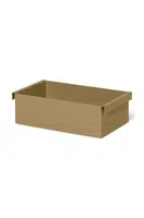 Květináč ferm LIVING Plant Box Container hnědá barva