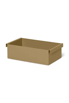 Květináč ferm LIVING Plant Box Container hnědá barva