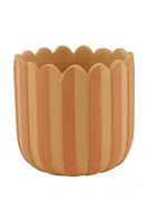 Květináč home & lifestyle oranžová barva