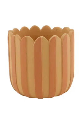 Květináč home & lifestyle oranžová barva