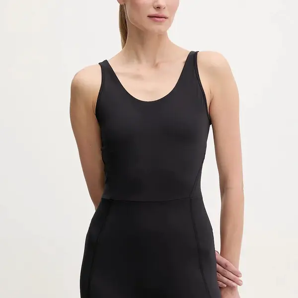 Sportovní kombinéza Under Armour Motion černá barva, s kulatým výstřihem, 1390364