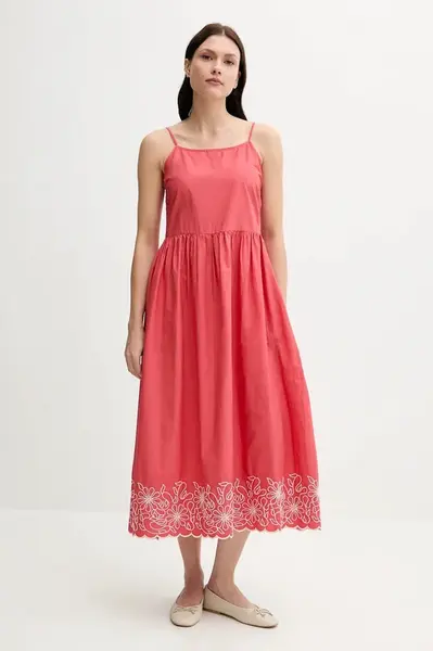 Bavlněné šaty United Colors of Benetton