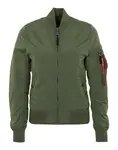 ALPHA INDUSTRIES Prechodná bunda 'MA-1 TT'  olivová