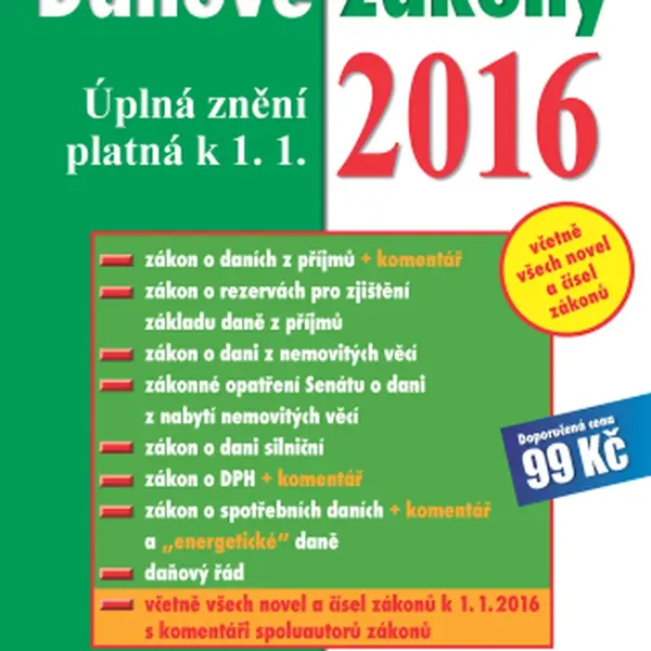 Daňové zákony 2016 - Hana Marková - e-kniha