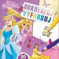 Obkresľuj a vyfarbuj Princezné