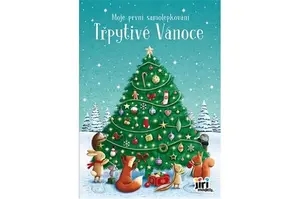 Moje první samolepkování - Třpytivé Vánoce