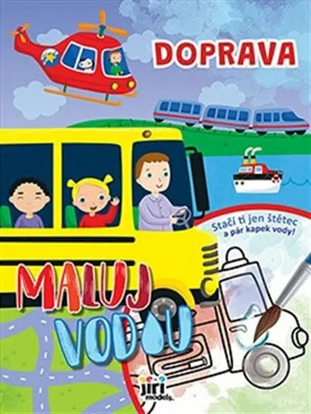 Doprava - Maluj vodou A4
