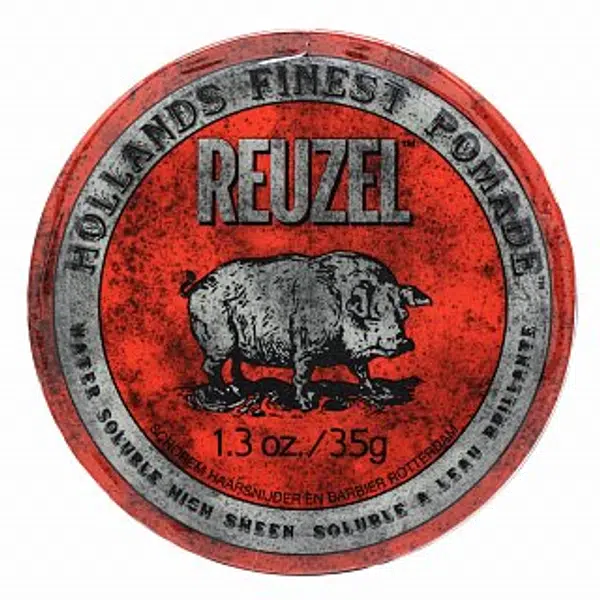 Reuzel Holland's Finest Pomade Red Water Soluble High Sheen pomáda na vlasy pro zářivý lesk 35 g