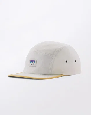 Patagonia Graphic Maclure Hat Shop Sticker: Birch White