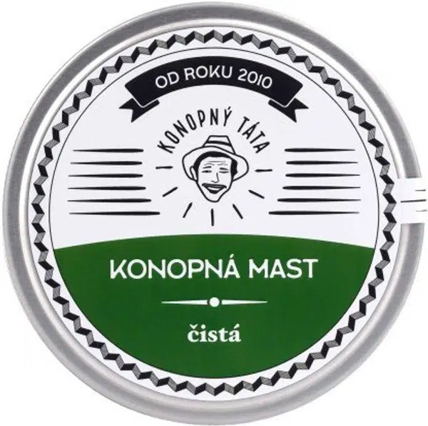 KONOPNÝ TÁTA Konopná mast čistá 200 ml