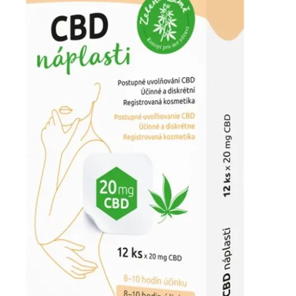 ZELENÁ ZEMĚ CBD náplasti 12 ks