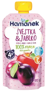 HAMÁNEK kapsička Švestka a jablko 100 g