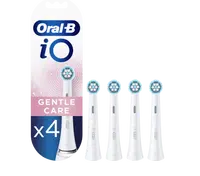 ORAL-B iO Series Gentle Care, kartáčkové hlavy pro citlivé dásně, bílé 4 ks