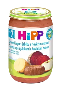 HIPP Junio BIO Červ.řepa s jablky a hov.m. 220 g