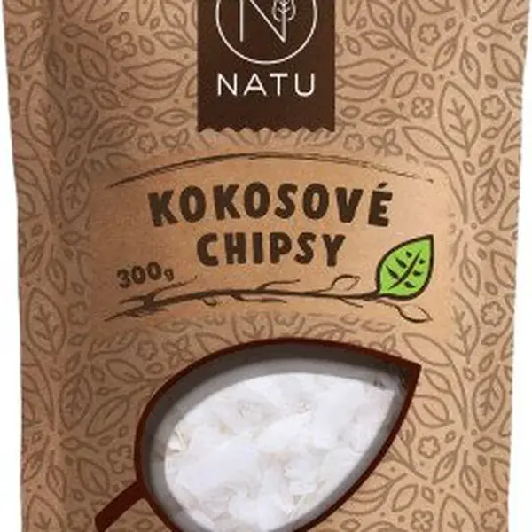 NATU Kokos chipsy 300 g