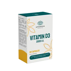 APOROSA Vitamin D3 2000 I.U. 90 ks