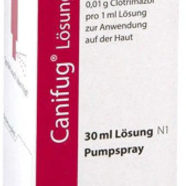 CANIFUG -Lösung 1% roztok ve spreji 30 ml