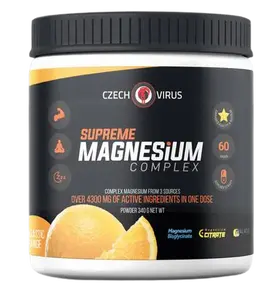 CZECH VIRUS Supreme Magnesium Complex fantastický pomeranč 340 g