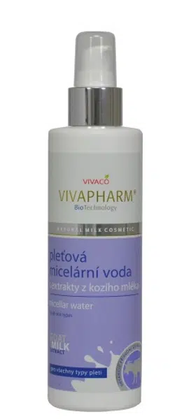 VIVAPHARM Vivaco Micelární voda s kozím mlékem 200 ml