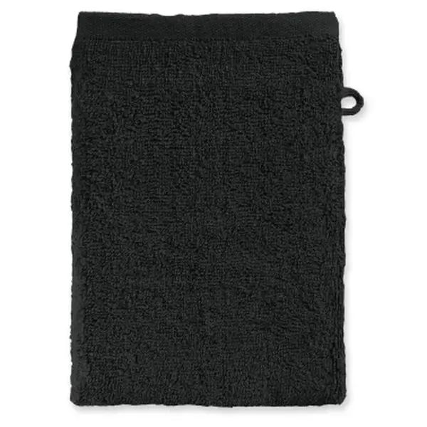 Žínka na mytí California 15x21 cm, černé froté