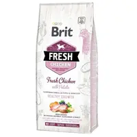 Brit Fresh Chicken & Potato Puppy Healthy Growth 12 kg | Granule pro psy