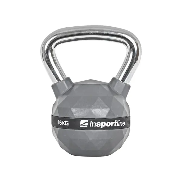 inSPORTline Pogumovaná činka  Ketlebel PU 16kg