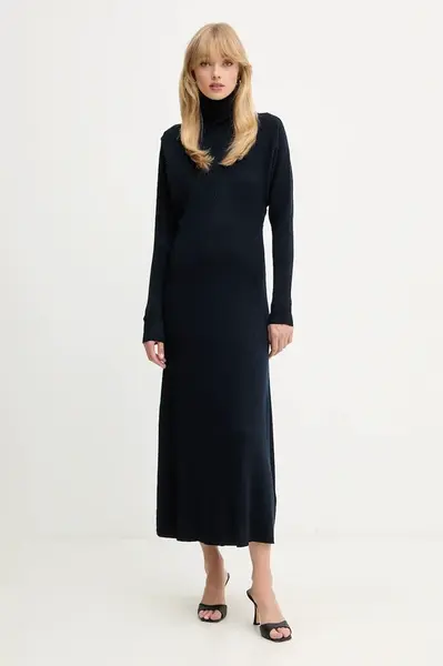 Vlněné šaty BOSS Forbini