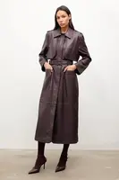 Kožený trenčkot Answear.LAB