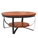 MID.YOU KONFERENČNÍ STOLEK, hnědá, dřevo, 90/90/44 cm