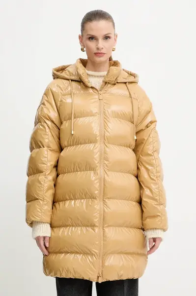 Bunda Pinko zelená barva, zimní, 105335 A00N