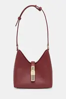 Kožená kabelka Furla vínová barva, WE00820.ARE000.CGQ00