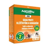 Sada proti klíšťatům a komárům AGROBIO Atak 200ml - rozbaleno / bez obalu / kompletní