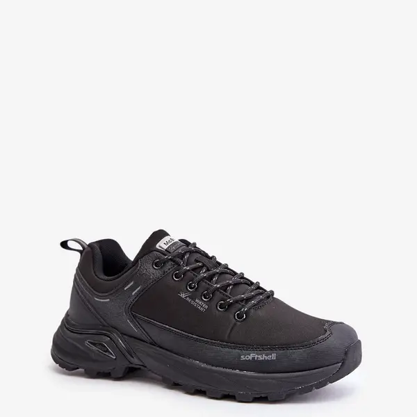 Voděodolné Lehká Sportovní Trekingová Pánská Obuv McBraun Černá