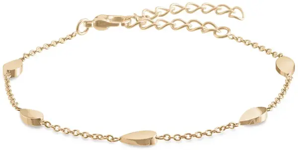 Boccia Titanium Pozlacený titanový náramek 03024-02