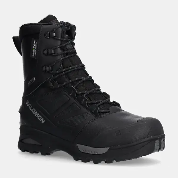 Boty Salomon Toundra Pro CSWP pánské, černá barva, zateplené, L40472700