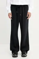 Kalhoty s příměsí vlny AMBUSH Suit Pants pánské, tmavomodrá barva, 12115314