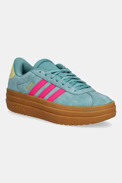 Dětské semišové tenisky adidas VL COURT BOLD