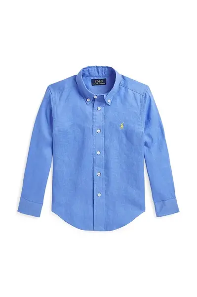 Dětská lněná košile Polo Ralph Lauren