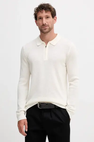 Svetr Joop! pánský, béžová barva, 30046919