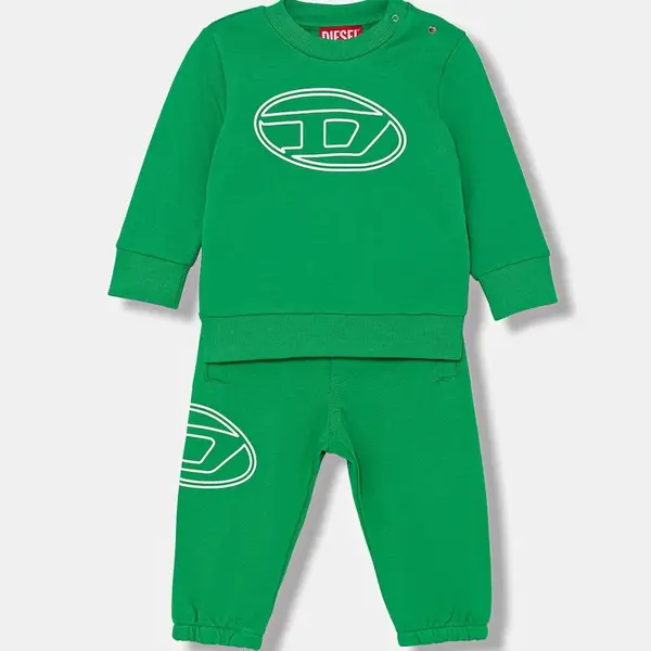 Bavlněná tepláková souprava pro miminka Diesel STIMOTYB-SET OVERALLS