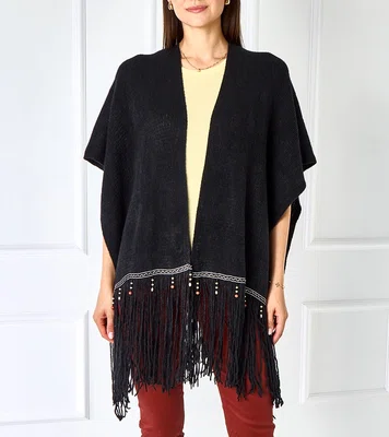 Gemre Black beaded cover-up Raylan