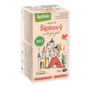 Apotheke BIO Dětský šípkový čaj nálevové sáčky 20x1,8 g