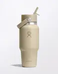 Hydro Flask Wide Mouth Travel Bottle with Flex Straw Cap 24 oz (710 ml) Oat