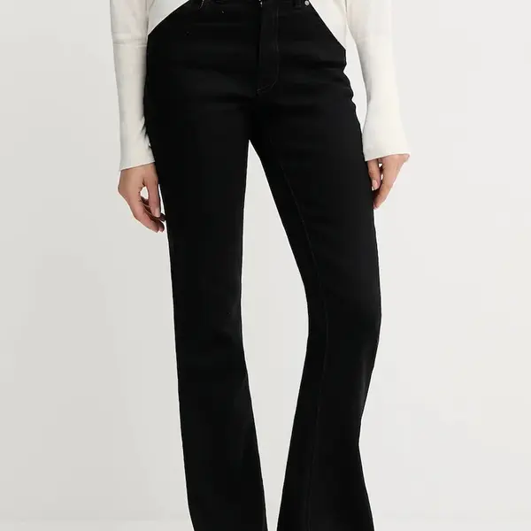 Džíny United Colors of Benetton dámské, high waist, 4OTADE00F