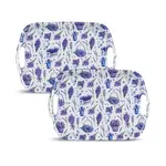 Sada melaminových táců LEVANDULE 36 x 25,5 cm 2 ks