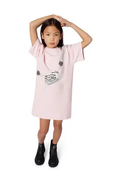 Dětské bavlněné šaty Marc Jacobs